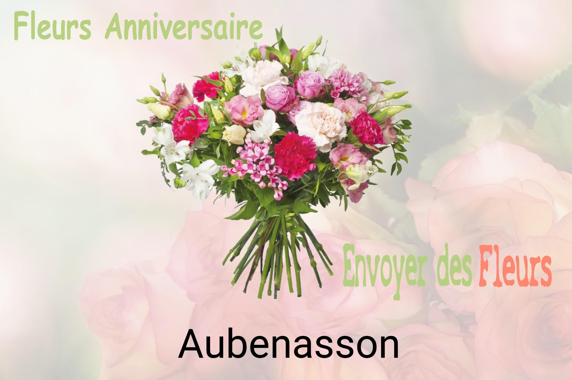 Bouquet de fleurs d’anniversaire livré à Aubenasson