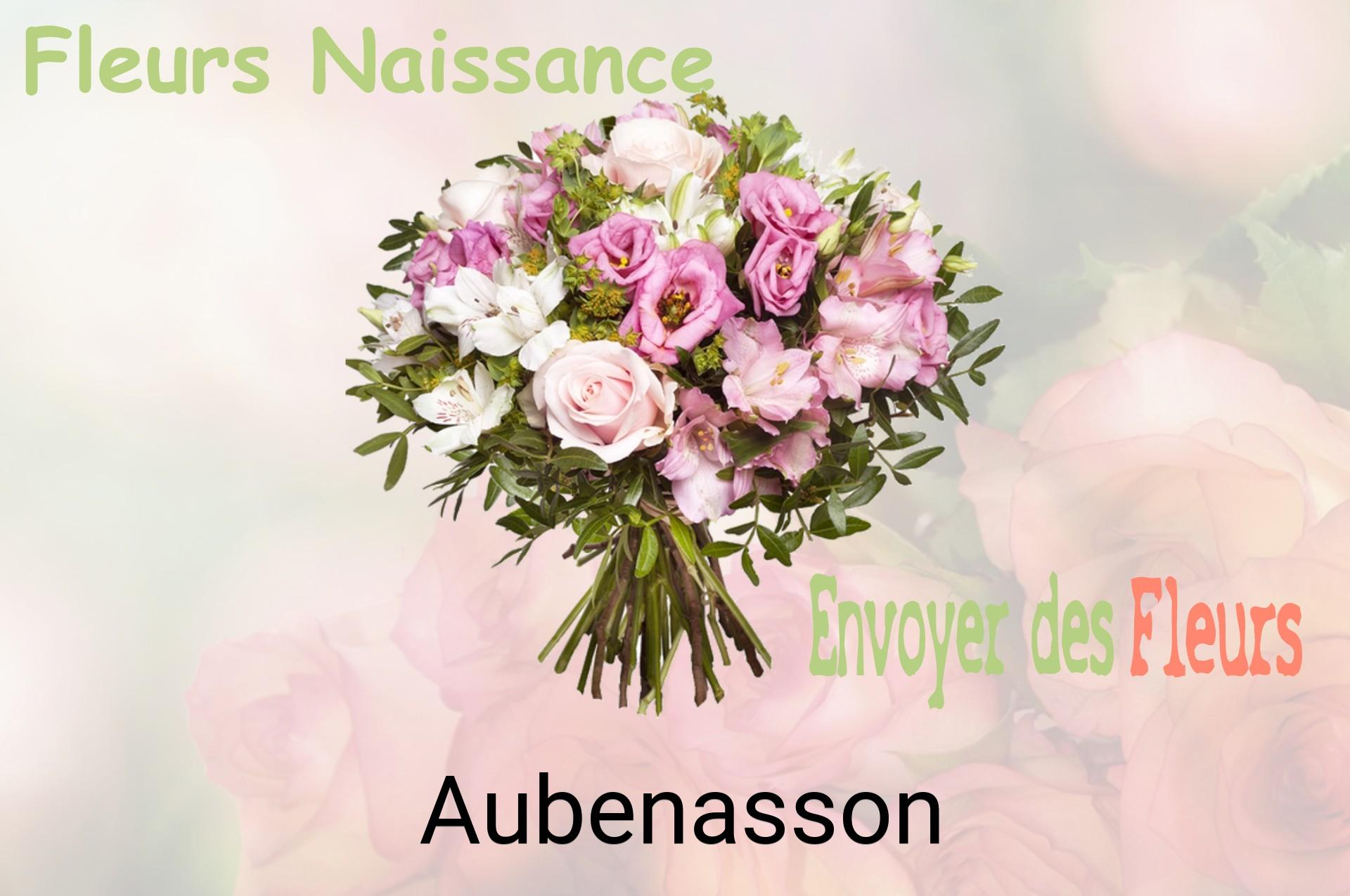 Bouquet de fleurs de naissance livré à Aubenasson